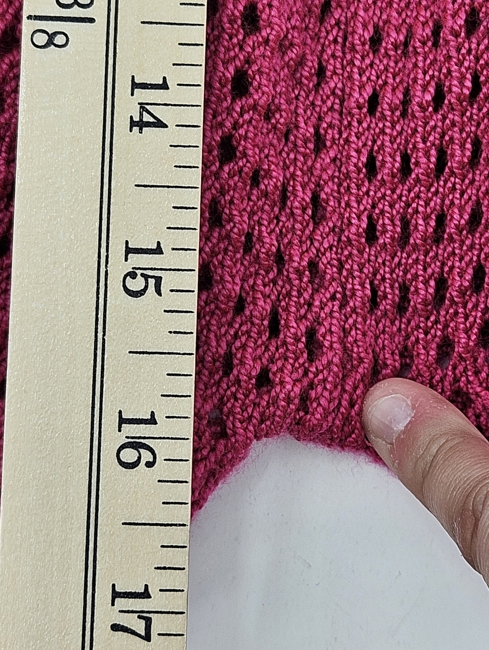 Saudade De Voce Wide Leg Knit Pant Hot Pink Women's Size M Summer Beach Vacation - Picture 7 of 12